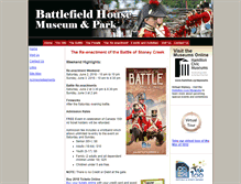 Tablet Screenshot of battlefieldhouse.ca